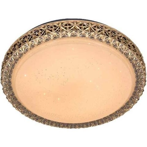 Plafon Redondo Cristal Transparente 28cm LED 12W 3000K