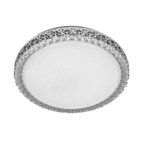 Plafon Redondo Cristal Transparente 28cm LED 12W 6000K