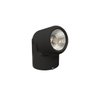 Spot Sobrepor Redondo Preto 9w 3000k Bivolt Delis - 1