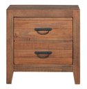 Ver imagem 1 de Mesa de Cabeceira Lino Rustic Brown 61cm - 58907