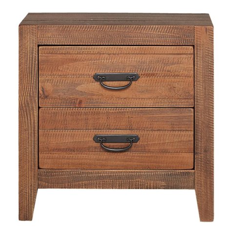 Mesa de Cabeceira Lino Rustic Brown 61cm - 58907