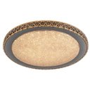 Ver imagem 1 de Plafon Cristal Transparente Espelhado LED 24W 40cm 3000K Bivolt