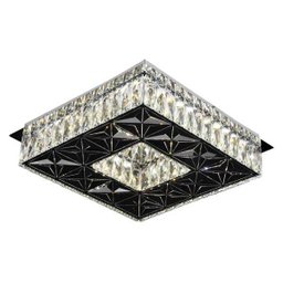 Plafon Quadrado Cristal 35cm LED 32W 6000K Bivolt - 2