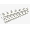 Ver imagem 2 de Prateleira para Livros Infantil Montessoriano 60cm - 4 peças