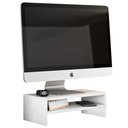 Ver imagem 3 de Kit 04 Suportes Stand Base Para Monitor Soft Elevado 45cm em MDF com 01 Prateleira - Desk Design Bra