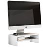 Kit 04 Suportes Stand Base Para Monitor Soft Elevado 45cm em MDF com 01 Prateleira - Desk Design Bra - 3