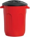 Ver imagem 1 de Cesto Multiuso Fechado 60L com Tampa Preta Jaguar