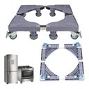 Ver imagem 1 de Suporte Geladeira Maquina de Lavar Lava e Seca 4 Pé 4 Roda