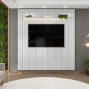 Ver imagem 1 de Painel para Tv até 75 Polegadas Ripado com Led Dj Móveis Trento 223 Bali