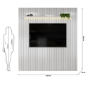 Ver imagem 4 de Painel para Tv até 75 Polegadas Ripado com Led Dj Móveis Trento 223 Bali