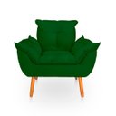 Ver imagem 4 de Kit 2 Poltrona Opala para Sala Confortável e Reforçada Suede