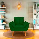 Ver imagem 2 de Kit 2 Poltrona Opala para Sala Confortável e Reforçada Suede