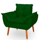 Ver imagem 5 de Kit 2 Poltrona Opala para Sala Confortável e Reforçada Suede