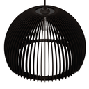 Ver imagem 3 de Luminária Teto tipo Pendente CASABLANCA MDF - Completa - Cor: Preta