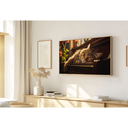 Ver imagem 1 de Quadro Decorativo N°42 70x40cm - Panorâmico Gato no Piano Luz Dourada - Rollflex