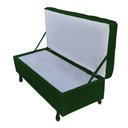 Ver imagem 2 de Recamier Bau Bia 80cm Suede Verde - Dominic Decor