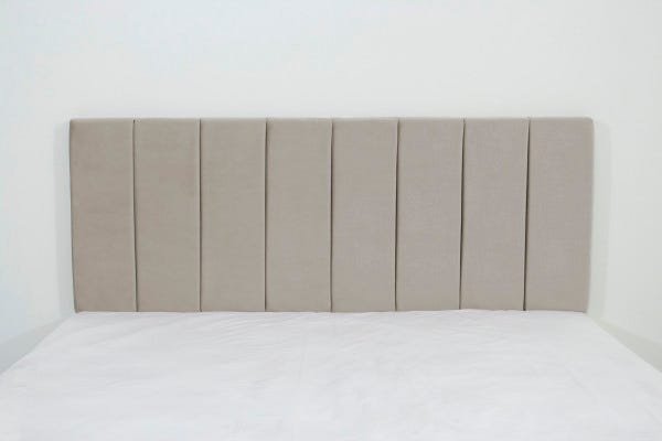 Cabeceira Queen Livert Cor Off White 160x60cm Veludo Suede - 3