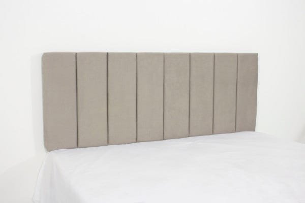 Cabeceira Queen Livert Cor Off White 160x60cm Veludo Suede - 2