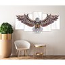 Quadro Decorativo Sala Quarto Escritório Águia Desenhada - 2