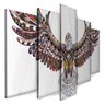 Quadro Decorativo Sala Quarto Escritório Águia Desenhada - 1