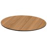 Tampo De Madeira Redondo Para Mesa De Jantar 0,80M Com Borda Preta Tatu Bola Móveis TATU BOLA MOVEIS - 5