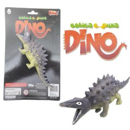 Brinquedo Dinossauro Macio Coleção Estica E Puxa Para Banho - 5