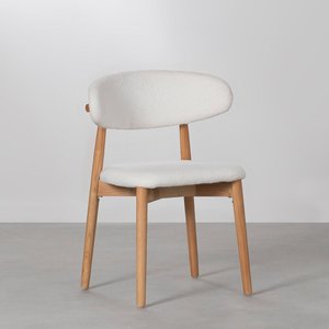 Cadeira Bá Bouclé - Off White Abra Cadabra