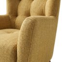Ver imagem 6 de Poltrona Decorativa Malta Base Madeira Linho Color Trend Tca 219 Moll