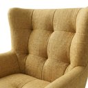 Ver imagem 7 de Poltrona Decorativa Malta Base Madeira Linho Color Trend Tca 219 Moll