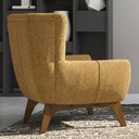 Ver mais imagens de Poltrona Decorativa Malta Base Madeira Linho Color Trend Tca 219 Moll