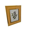 Ver imagem 1 de Porta Retrato Metal - Borda Fibra Natural 15 X 20cm