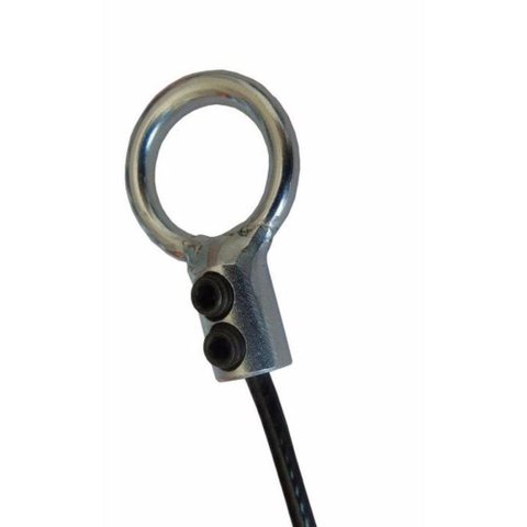 Kit 5 Terminais Para Cabo De Aço Academia Reparo Musculação