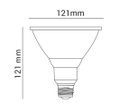 Ver imagem 2 de Lâmpada Super led 14W Par38 led E27 1000 lm Bivolt - Branco Frio