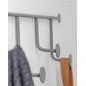 Cabideiro de parede industrial LAPA -Cinza - 2