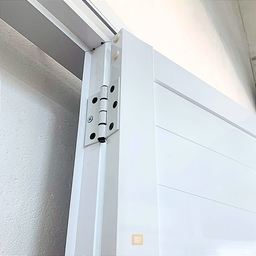 Porta Lambril Duplo sem Vidro Alumínio Branco - Linha Premium - 210cm - 80cm - Direito - 6