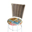Ver imagem 5 de 4 Cadeiras Branca para Mesa Hawai Avelã Assento Floral:happy Hour