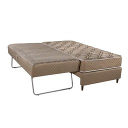 Cama Box Solteiro com Cama Auxiliar Herval Mh 1400 Molas Bonnel, 59x168x188cm - 1