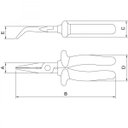 Ver imagem 2 de Alicate Bico Curvo Isolado Iec 8" Tramontina Pro