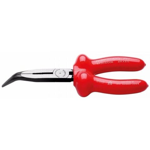 Alicate Bico Curvo Isolado Iec 8" Tramontina Pro