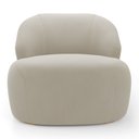 Ver imagem 7 de Kit 02 Poltronas Decorativas Kaya Orgânica Veludo Bege - Desk Design