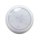 Ver imagem 1 de Luminária Piscina Branca Led Ø80mm 9w Luz Azul + Fonte 2A St1847