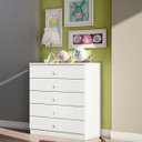 Ver imagem 6 de Quarto de Bebê Completo com Guarda-roupa 3 Portas, Cômoda e Berço Bala de Menta Henn Flex Color