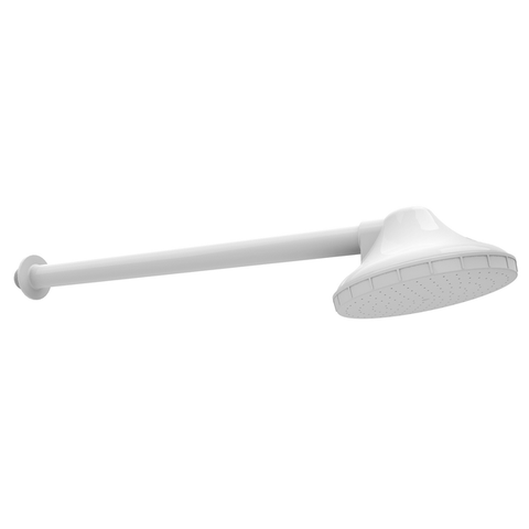 Chuveiro com Braço 5" de 1/2" PVC Branco Herc