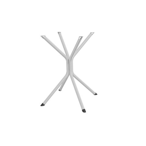 Base Mesa de Jantar Creta M088 Aço S/ Tampo Branco - Kappesberg