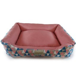 Cama Pet para Cachorro e Gato Dupla face Geométrica Tamanho G - 1