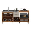 Ver imagem 2 de Balcao Cooktop 4 em 1 Alice 190cm Angelin Off White