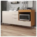 Ver imagem 5 de Balcao Cooktop 4 em 1 Alice 190cm Angelin Off White