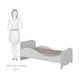 Mini Cama Infantil Uli Branco Móveis Peroba - 3