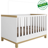 Berço Mini Cama Louis Móveis Peroba Branco/Cedro - 2