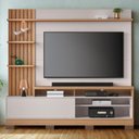 Ver imagem 2 de Estante Home para Tv 65 Pol 200 Cm Maceio Led Freijo Off White Clb